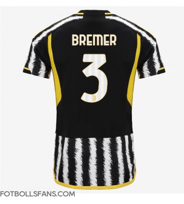 Juventus Gleison Bremer #3 Replika Hemmatröja 2023-24 Kortärmad